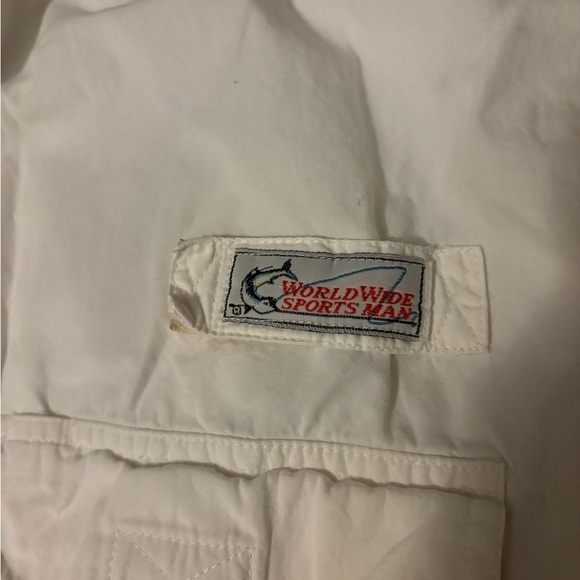 world wide sportsman fishing shirt 100% Cotton Men’s Large Dri-fit Net Back NWOT - Picture 11 of 15